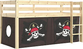 Spielbett VIPACK "Pino, Kiefer massiv, mit