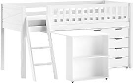 Spielbett VIPACK, weiß, B:134,7cm H:114cm