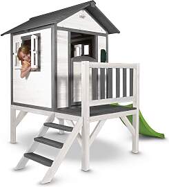 Spielhaus Lodge XL in Weiß/Grau