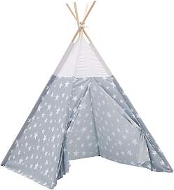 Spielzelt Star in Grau Ø ca. 120cm