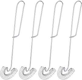 Spiralbesen, 4 Stück Edelstahl Schneebesen,