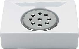Spirella Quadro Seifenschale Weiss, White