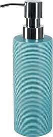 Spirella Tube Ribbed Seifenspender Blau, 6x6x21.5