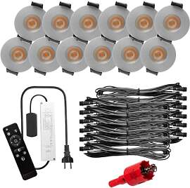 S-Polytec PREMIUM Mini LED- Einbauspots Warmweiss