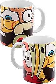 Spongebob Tasse - Allover - Kaffeetasse Becher