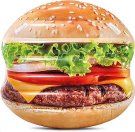 Sport Knight Poolinsel Burger Luftmatratze,