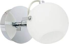 SPOT Light Spot Ida weiß Chrom Glas Metall B/H/T: 