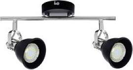 SPOT Light Spotbalken Anita schwarz Chrom Metall