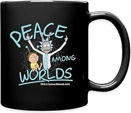 Spreadshirt Rick & Morty Peace Among Worlds