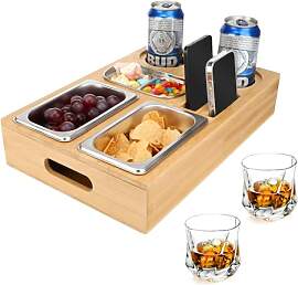 Sprifityy Couchbar Snackbox, Sofa Tablett, Mit
