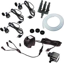 Springbrunnenpumpe mit LED Beleuchtung –