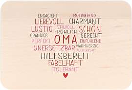 Spruchreif | Frühstücksbrettchen aus Holz
