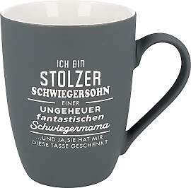 Spruchreif | Soft-Touch Tasse Grau Stolzer