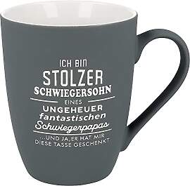 Spruchreif | Soft-Touch Tasse Grau Stolzer