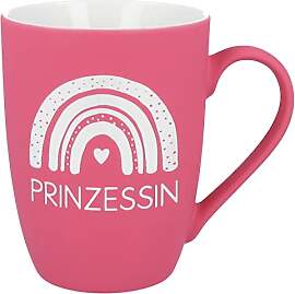 Spruchreif | Soft-Touch Tasse Rot Prinzessin –