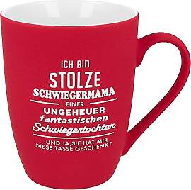 Spruchreif | Soft-Touch Tasse Rot Stolze
