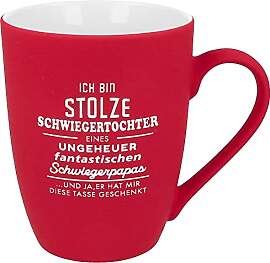 Spruchreif | Soft-Touch Tasse Rot Stolze