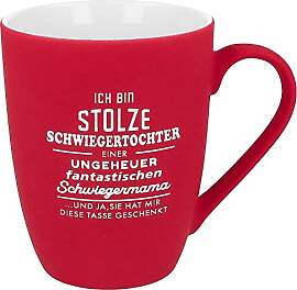 Spruchreif | Soft-Touch Tasse Rot Stolze