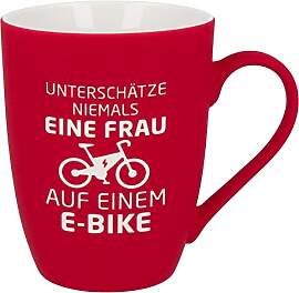 Spruchreif | Soft-Touch Tasse Rot Unterschätze