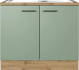 Spülenschrank FLEX-WELL "Cara", grün