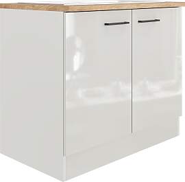 Spülenschrank FLEX-WELL "Lund", grau