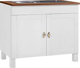 Spülenschrank HOME AFFAIRE "Oslo", gelb 