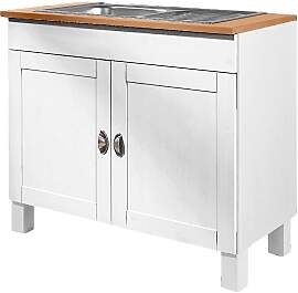 Spülenschrank HOME AFFAIRE "Oslo", gelb 