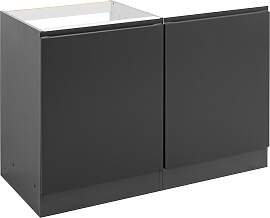 Spülenschrank KOCHSTATION "KS-Bruneck", 