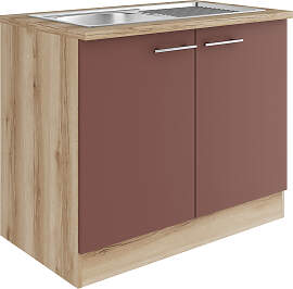 Spülenschrank OPTIFIT "Bella", rot