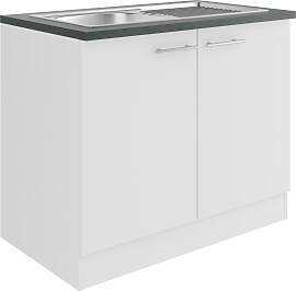 Spülenschrank OPTIFIT "Bella", weiß