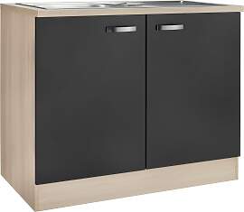 Spülenschrank OPTIFIT "Faro", grau