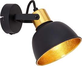 Srahler Fillo in Schwarz/Gold max. 25 Watt