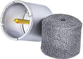 S&R Diamant Fliesenbohrer Set 35 mm mit Karbid 