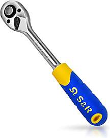 S&R Umschaltknarre 1/2 Zoll, CrV-Stahl,
