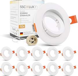 SSC-LUXon 10er Set ELUMA Einbaurahmen schwenkbar