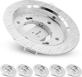 SSC-LUXon 6er Pack RX-3 Einbaustrahler 230V Alu