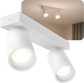 SSC-LUXon NUVIO Deckenlampe 2 flammig weiß