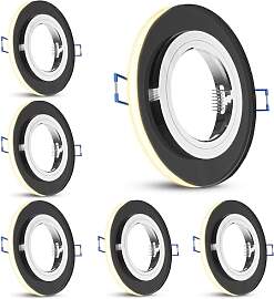 SSC-LUXon YAPU 6 Stück Einbauspot mit LED Ring