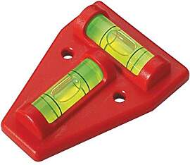 STABILA 7804 Kreuz-Wasserwaage Type 2D, Rot
