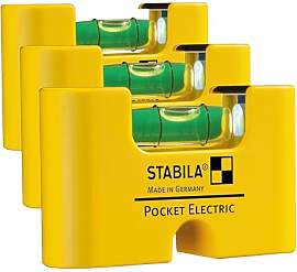 STABILA Mini-Wasserwaage Pocket Electric, 7 cm,