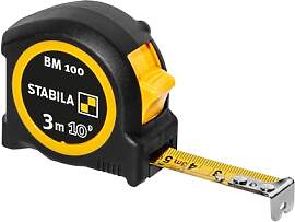 STABILA Taschenbandmaß BM 100, 3 m (10'),