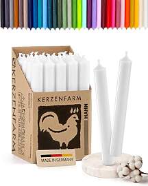 Stabkerzen 10 Stück, 18cm x 2,2cm, Premium