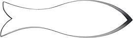 Städter Fisch 13 cm Edelstahl, Silber