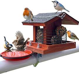 STAFECO Vogelfutterhaus Vogelhaus für Balkon