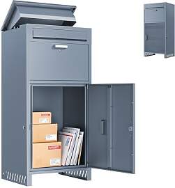 Stahl Briefkasten Paketbox für Außen,