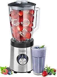 Standmixer 800 Watt 6-Fach Metallmesser 1,5 Liter