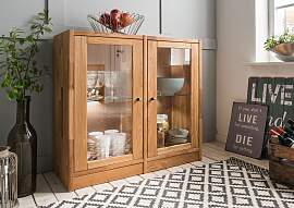 Standvitrine HOME AFFAIRE "Ecko", beige