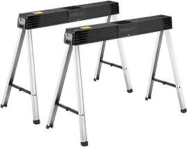 STANLEY 340 kg Folding Metal sawhorses (Pair),