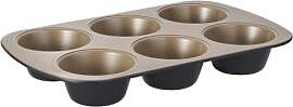 Stanley Rogers Ceramabake Texas Muffinform für 6