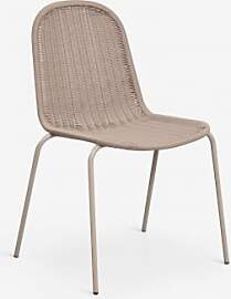 Stapelbarer Gartenstuhl Aus Synthetischem Rattan